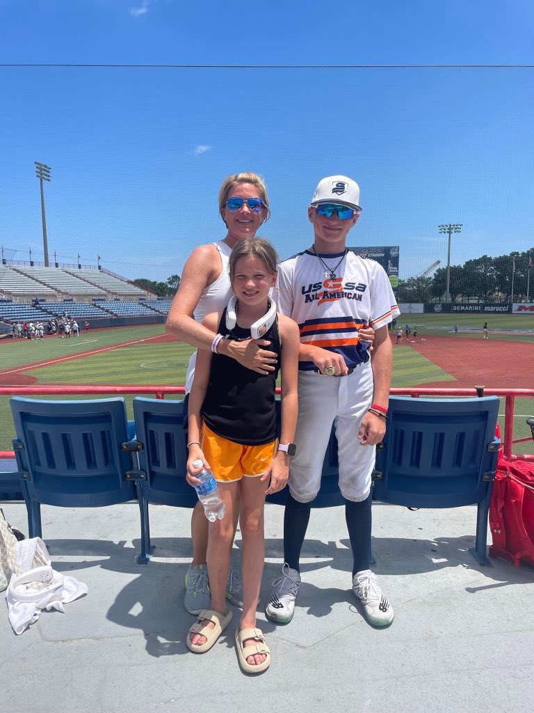 Hank__Cherry's tweet photo. Proud of Christian! He’s been down at the USSSA All Star week in Florida. His team (Southeast) won the whole thing this weekend! Excited for them and thankful for the fam for holding it down while I was at St. Clair. #playussa https://t.co/3X3egLzdgQ