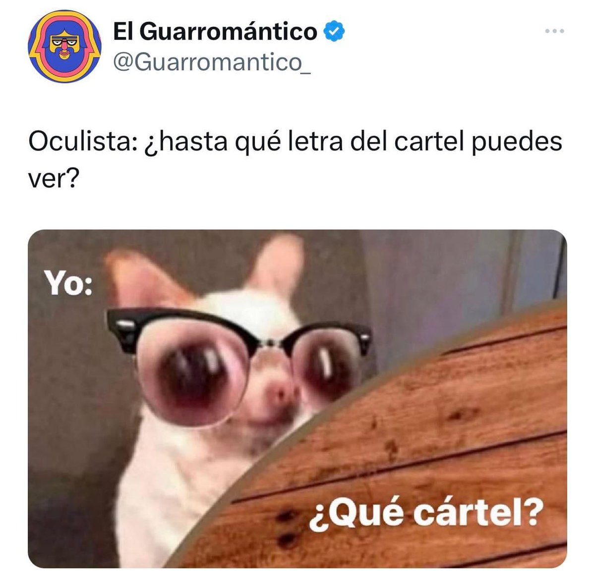 SandyLVargas's tweet photo. 😵‍💫😅

Cada día más miope 🤓 https://t.co/XldyWf0mx2