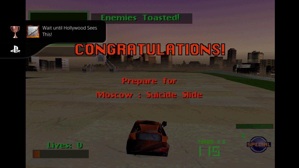 Twisted Metal 2
Wait until Hollywood Sees This! (BRONZE)
#PlayStationTrophy #PS5Share, #TwistedMetal2