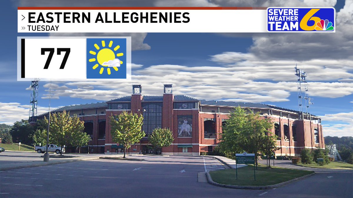 Here's tomorrow's forecast for the Eastern Alleghenies. More weather ----> wjactv.com/weather