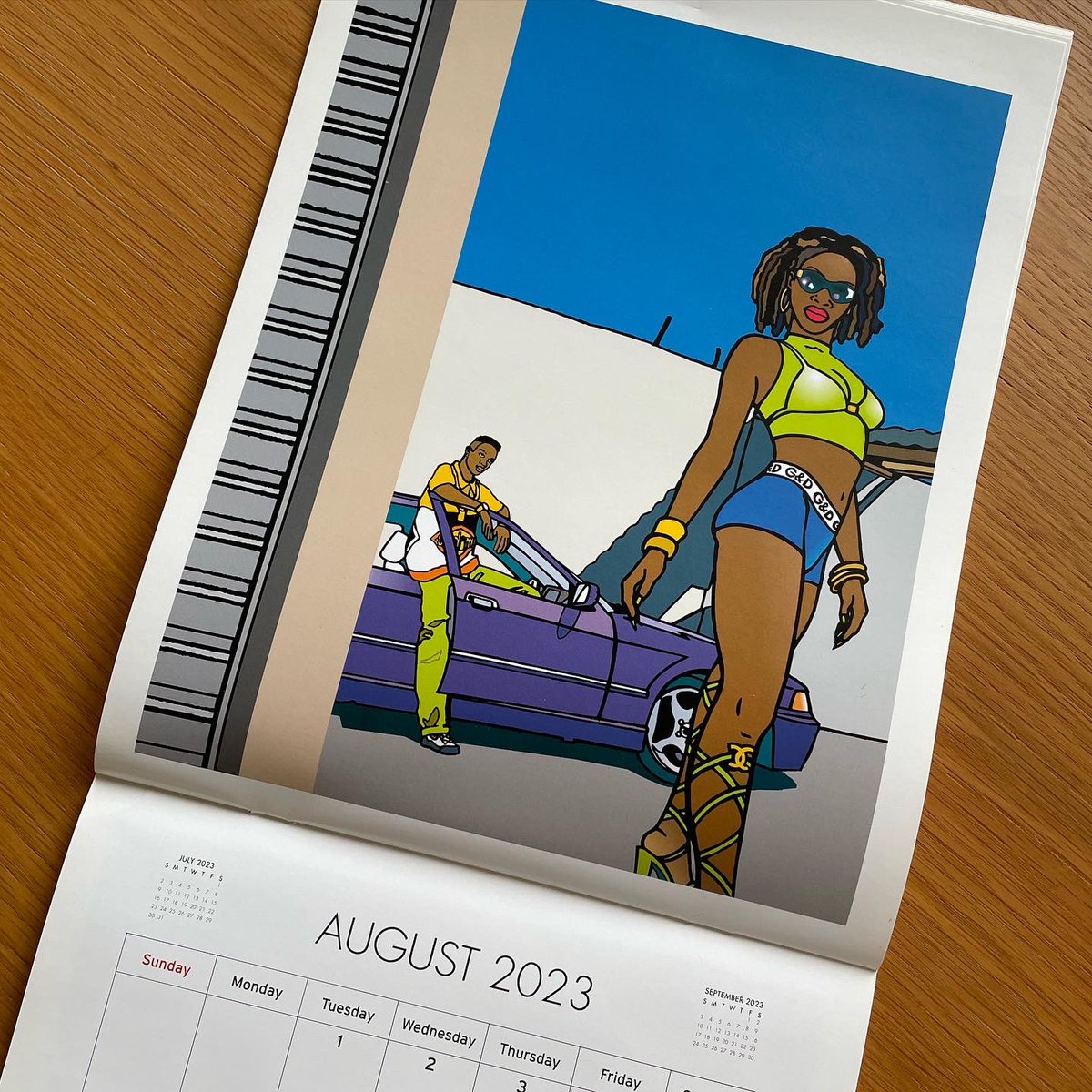24x7records's tweet photo. 今月もヨロシクお願いします🙏

@VPRecords @Greensleevesrec @TonyMcDDesign 

#VPRecords #Calendar2023 #August2023 #Greensleeves #TonyMcDermott #Art #RaggaRaggaRagga1997 https://t.co/R6FyrVeb4g