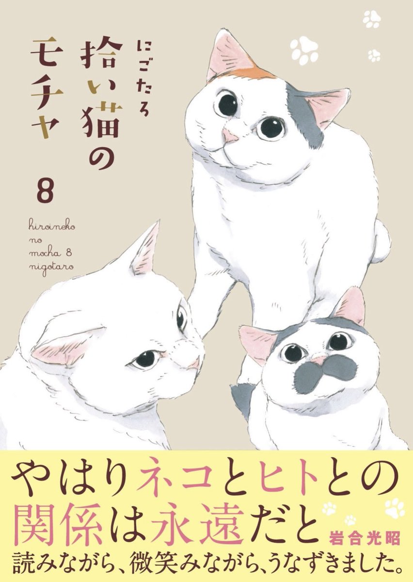 『拾い猫のモチャ8』最終巻明日8月2日発売です!店頭での入手難度は高めなので在庫確認又はご予約をおすすめいたします。