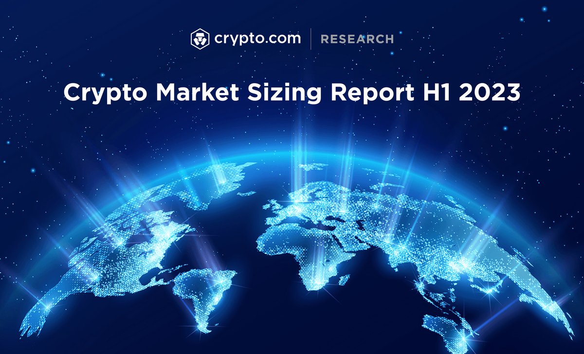 The Crypto Market Sizing Report for the first half of 2023 is in! Discover  why crypto adoption has been on the rise and how $BTC and $ETH saw an  increase in ownership