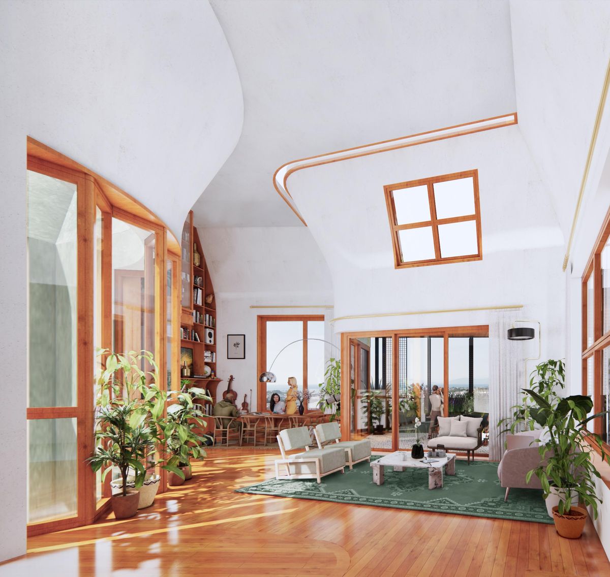 Architizer's tweet image. Using complex geometries for its volumes and plans, this residential design concept brilliantly merges light, space, and water, offering a sneak peek into the future of luxurious living.

Details: arc.ht/3OjRIky | 📍Glyfada, Greece