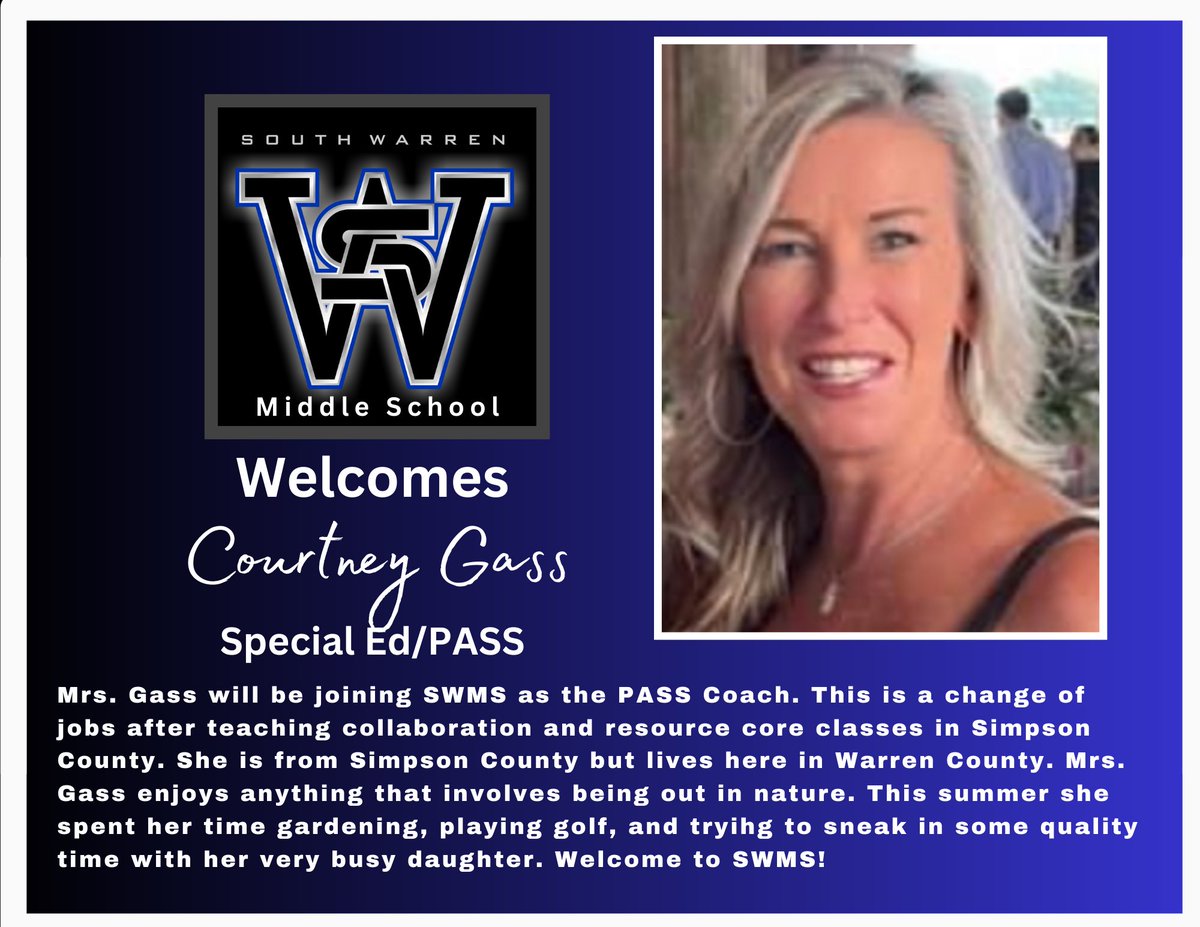 SWMSBGKY's tweet photo. Welcome to SWMS! https://t.co/qgZVp7ANqS