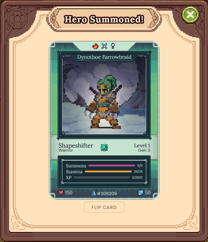 boggsee33's tweet photo. Were building up a supply of #Shapeshifters to then stock up on #Spellbow's. Prepping for the second elite class in the future. @DeFiKingdoms https://t.co/8s9IghBXwV