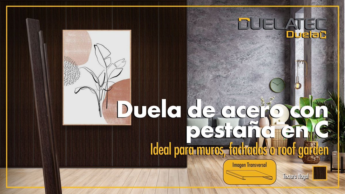 📌 Renueva tus muros con Duela C, utiliza nuestras duelas de acero calibre 22 con pestaña en C, así como nuestros Angulos y Remates Elegance.
📲 Cotiza ahora al teléfono 222 158 5545
Compra directamente en lamitectienda.com
*Aplican restricciones en zonas extendidas