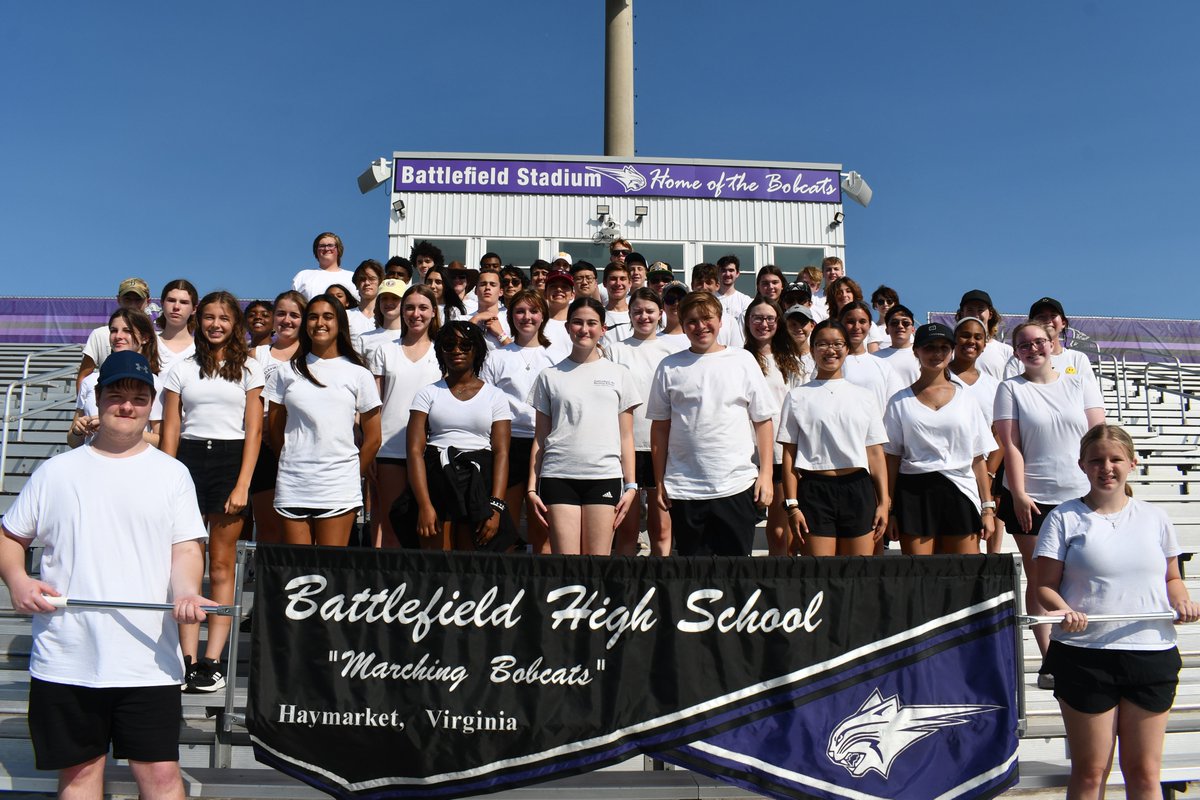 The 2023 Marching Band season kicked off today with the first day of camp.  Lots of long days ahead, but we can't wait to see all that hard work pay off in a few weeks!  Keep Clam and Play On! #feartheband
