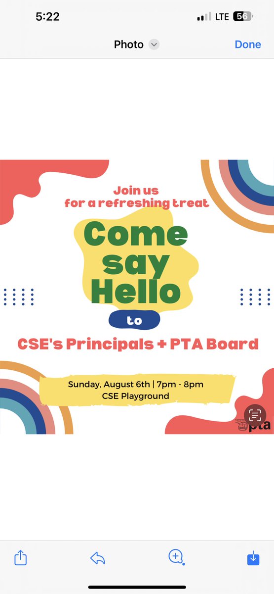 CSE_Chameleons's tweet photo. Meet the Principals and PTA Sunday from 7pm-8pm at the CSE Playground https://t.co/xSPDmfsNHK