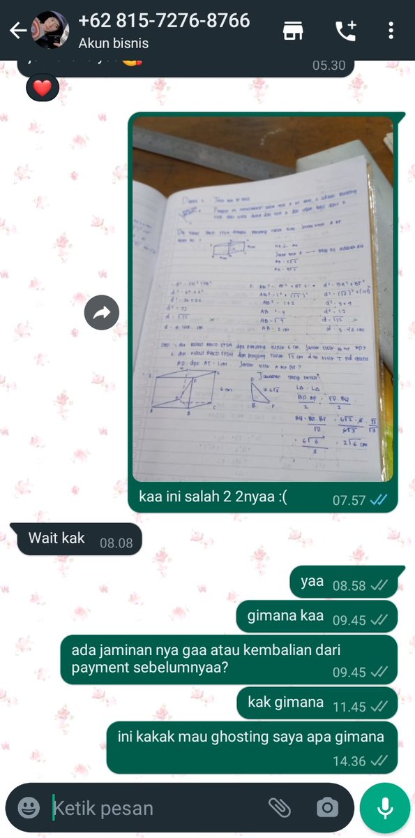 jahekucing's tweet image. 081572768766 hati hati penipu joki mgerjain tugas asal asalan #zonauang