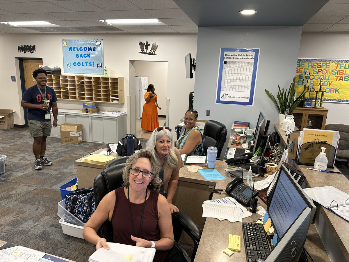 Administrative Leadership & Services (@adminleadserve) on Twitter photo BGHS and DVMS were cranking away this morning making it a great first day for 2,000+ <a href="/DVUSD/">Deer Valley Unified School District</a> kiddos! Let’s do this Colts and Bulldogs! <a href="/DVMS_Colts/">Deer Valley Middle School</a> <a href="/BGHS_DVUSD/">Barry Goldwater High</a> BGHS and DVMS were cranking away this morning making it a great first day for 2,000+ <a href="/DVUSD/">Deer Valley Unified School District</a> kiddos! Let’s do this Colts and Bulldogs! <a href="/DVMS_Colts/">Deer Valley Middle School</a> <a href="/BGHS_DVUSD/">Barry Goldwater High</a>