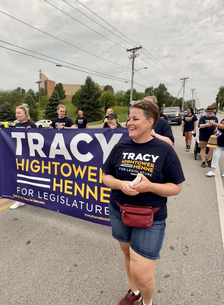 TracyforNE's tweet photo. We had a great time this weekend walking in the Native Omaha Days parade. I’m eager to work alongside other leaders and represent district 13 and North Omaha. #welcomehome #neleg https://t.co/5Ir5J4933M