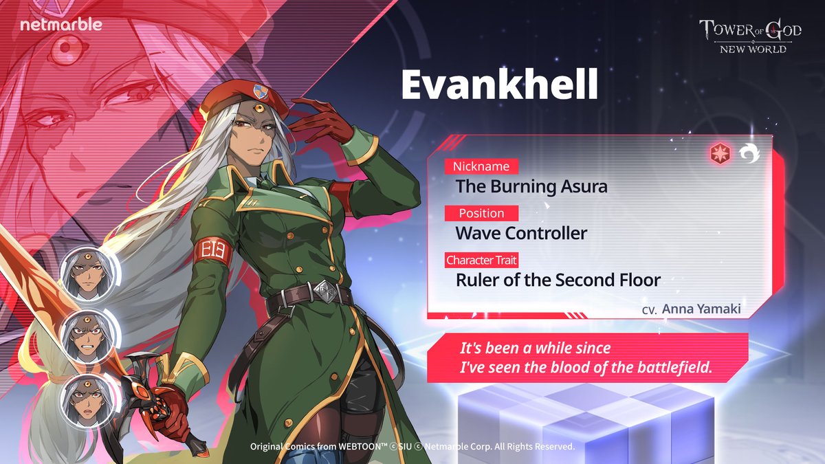 ToG_new_world's tweet photo. 📣<Tower of God: New World> Introducing #evankhell
#evankhellshell #wavecontroller #rulerofthesecondfloor
#netmarble #TOGNW #towerofgod #webtoon #game #illustration https://t.co/rF98JNKfhS