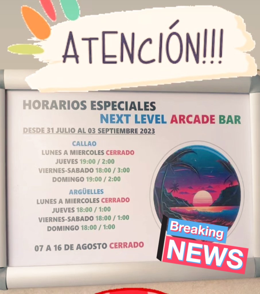 Next Level Arcade Bar tweet media