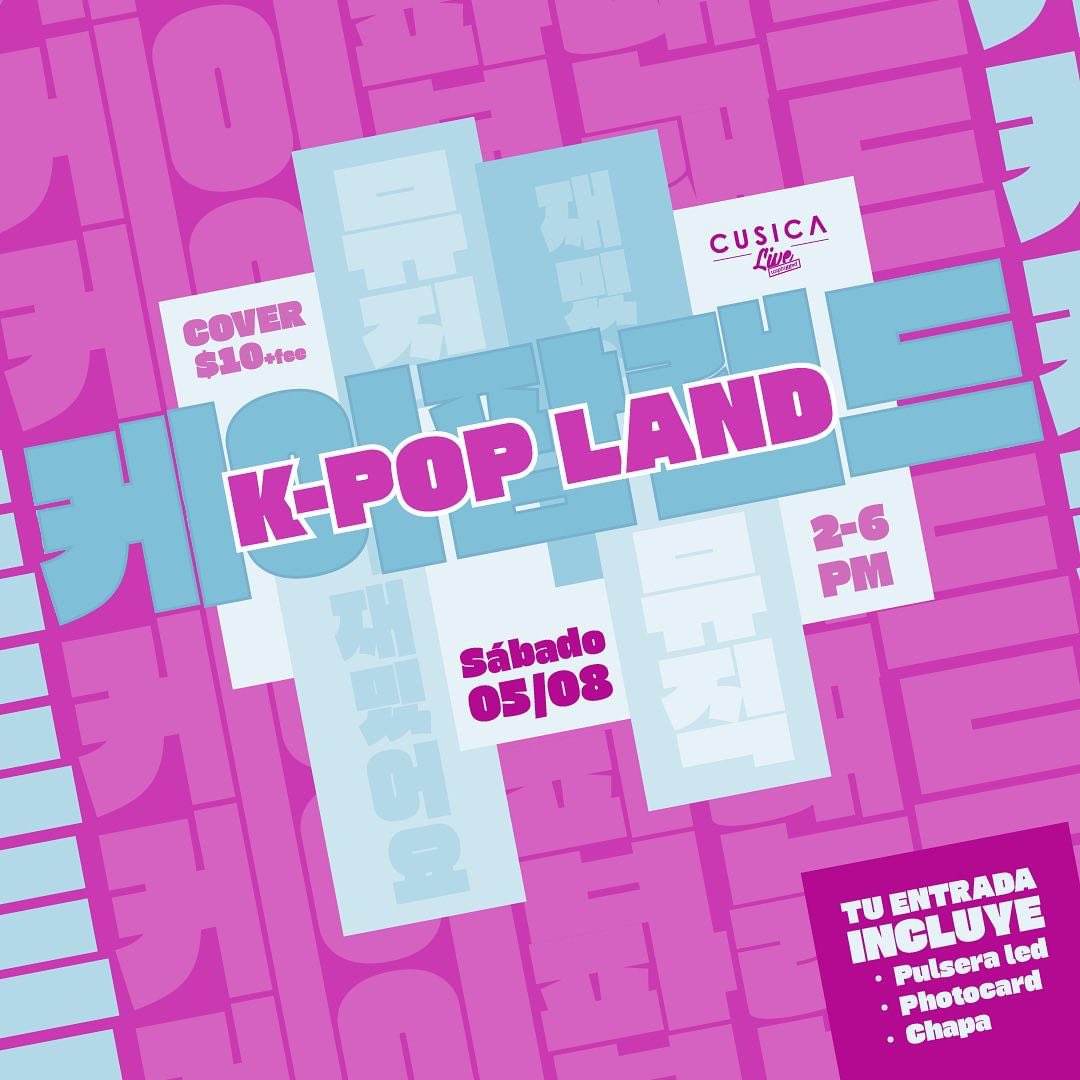 ConcertsMusicVe's tweet photo. Dominado al mundo entre descargas mensuales, récords por entradas vendidas y ganancias multimillonarias, K-POP LAND con @CusicaVzla traen hasta Caracas parte de este género musical que surgió en Corea del Sur. Cover: $10 🇰🇷🎊 

🗓️ 5 de Agosto
📍 Cusica Studios, Los Chorros https://t.co/E4LnFZ2HBC