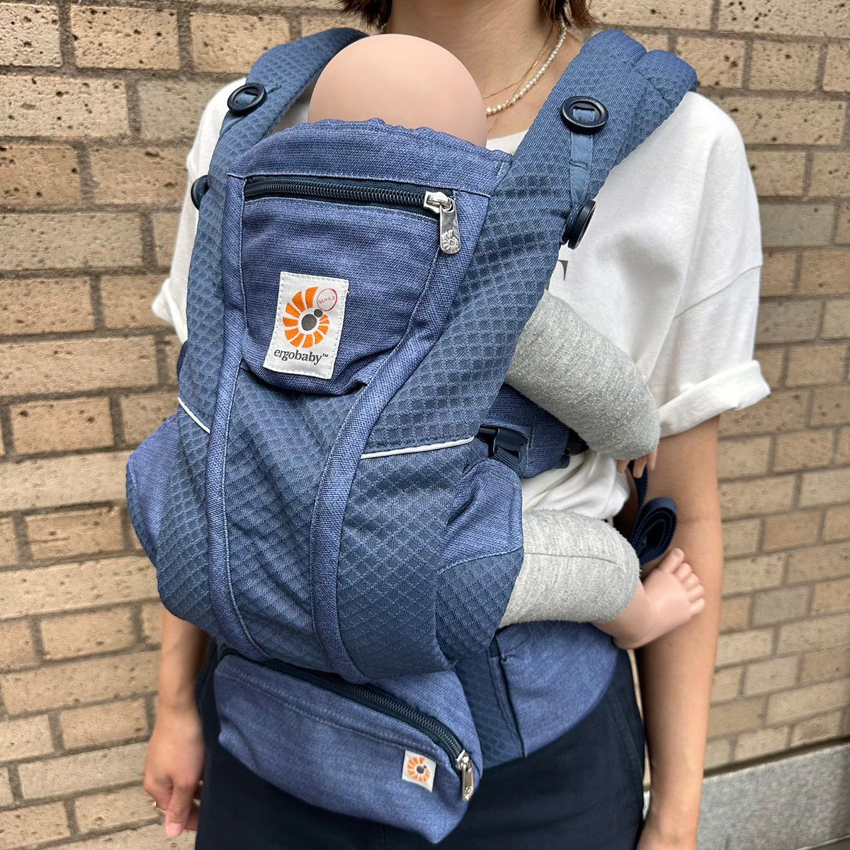 エルゴベビー オムニブリーズ ヘザードデニムブルー blossom39 on X