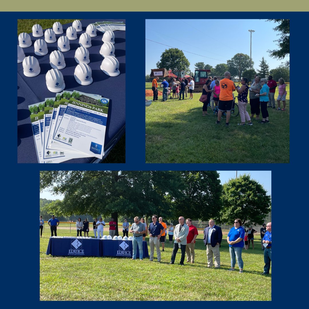 Friday, July 28 marked the groundbreaking ceremony for the new Jennings Park for Iredell County. From the speeches to the shovels hitting the dirt, this event was a true celebration of community.  ow.ly/sg8z50Ppy5S