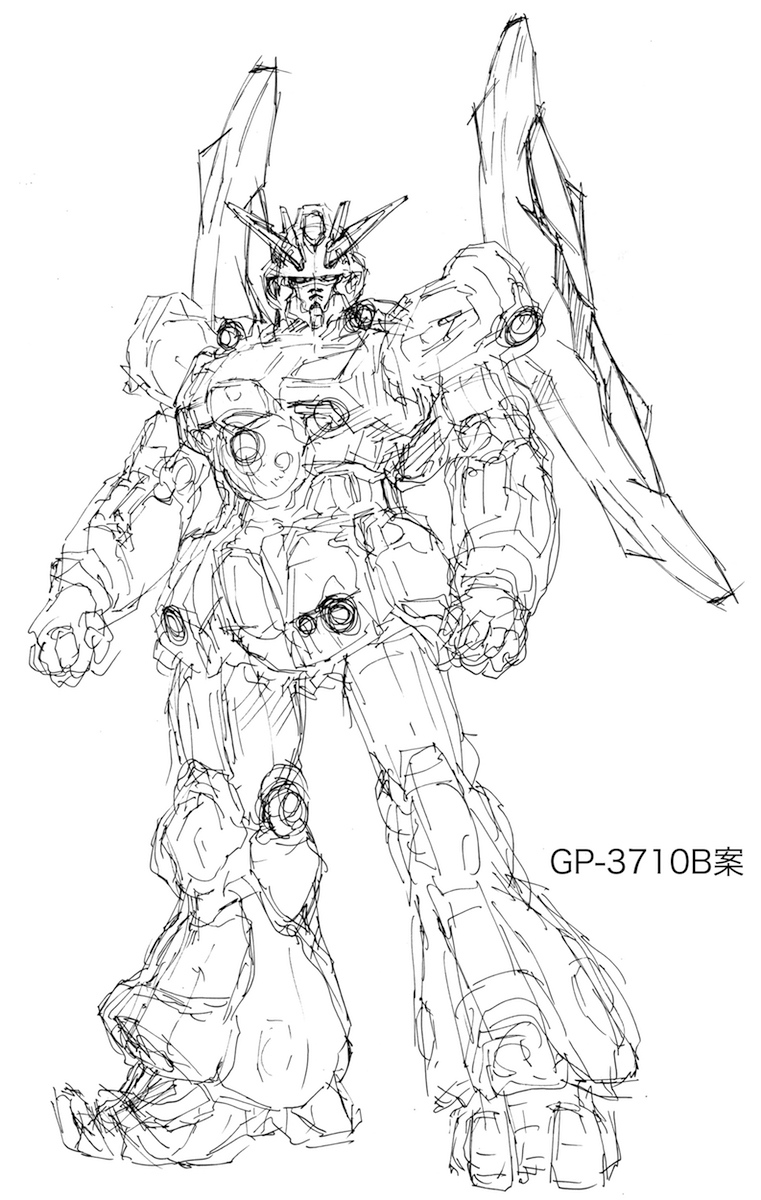 正式発注前に勝手に描いて提示はした案図発見。データ化してはいないけど、GX魔王「傷」って案図も別時期に描いた記憶。 