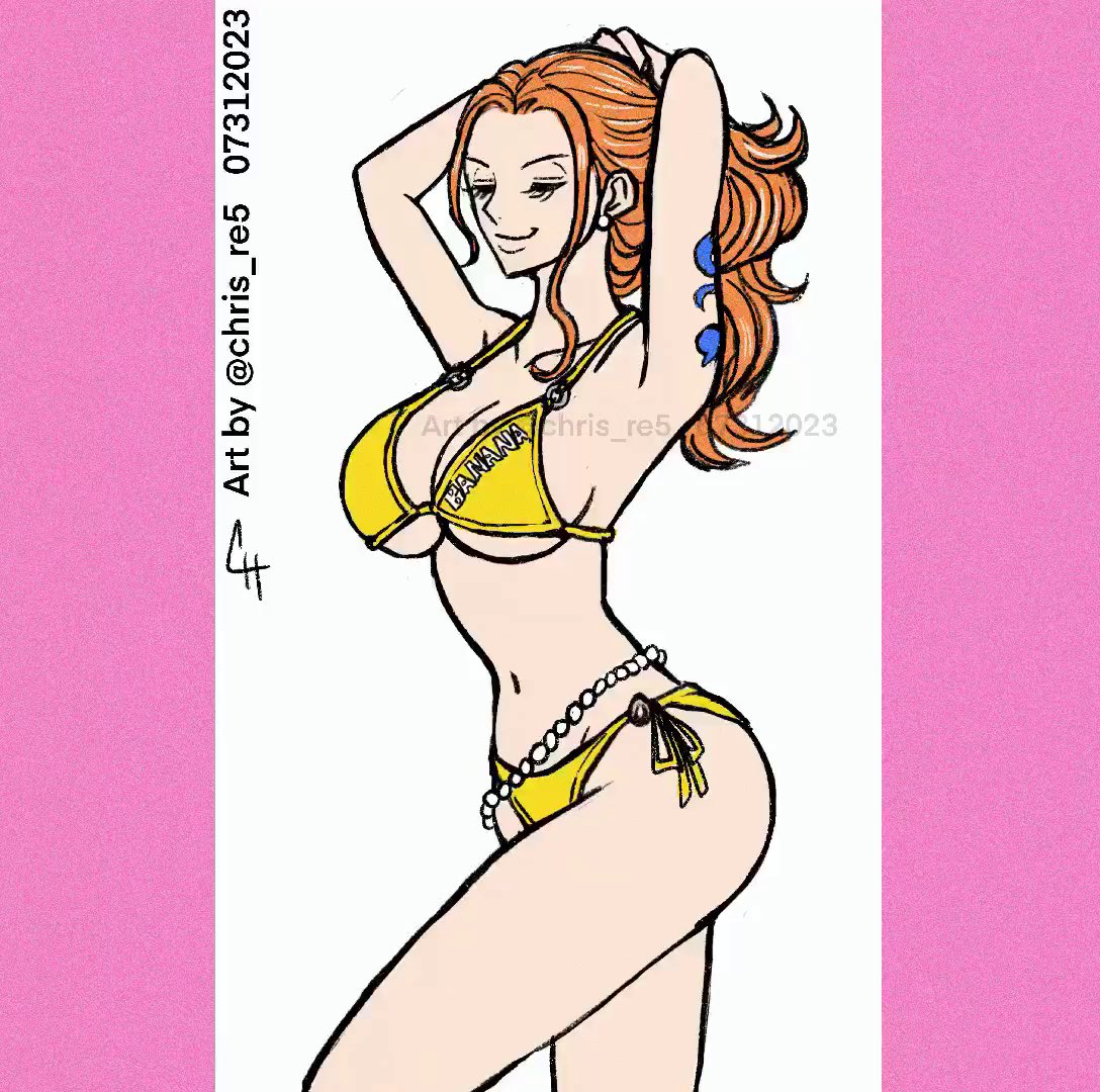 [ PROCREATE SKETCHES ] ONE PIECE | Nami 0015 #ナミ #Nami #ワンピース #ONEPIECE