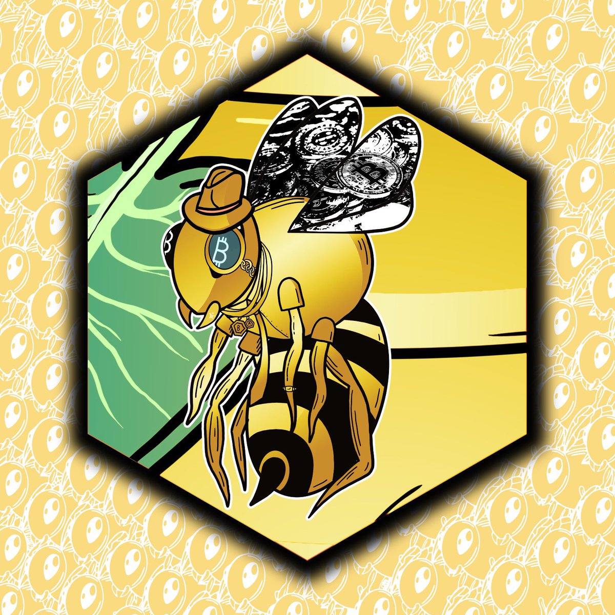 blckchnalliance's tweet photo. Check out this amazing bitcoin bee 🐝 concept. Very fun and cool. I wonder what you mint will Bee ? 👀 https://t.co/Zvpik14o4f