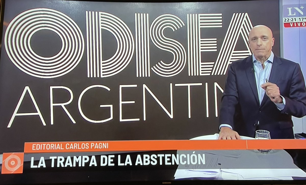En su editorial, Pagni nos recuerda que no votar, votar en blanco o hacer un voto a impugnar, como expresión de desinterés o bronca ante el sistema, favorece al oficialismo, ya que tiene la logística para traer gente a las urnas. Seamos ciudadanos responsables!