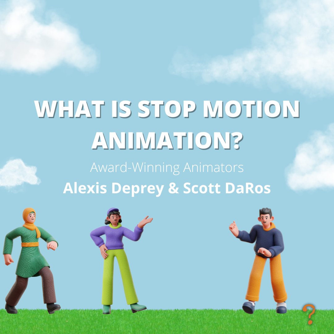 📸Episode 28🏃‍♂️ titled 'What Is Stop Motion Animation?', has @_threadwood Award-Winning Animators, Alexis Deprey & @scottdaros, speak about the creative process and techniques involved in crafting stop motion animation. simplequestionspodcast.com #claymation #stopmotion #animation