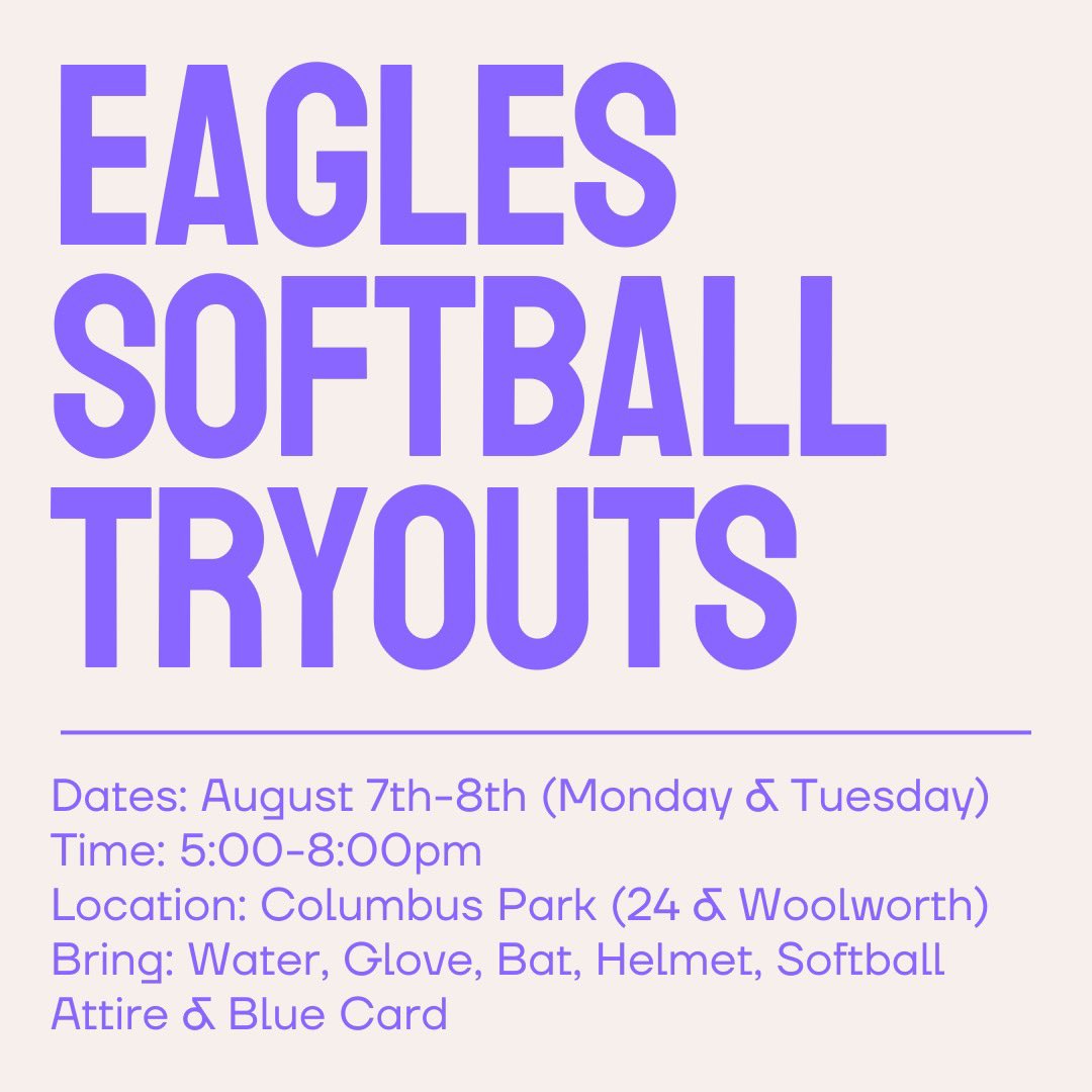 CHSEagleSB's tweet photo. For updates download Stack Team App and join Omaha Central Eagles Softball https://t.co/SECGCZVEBg