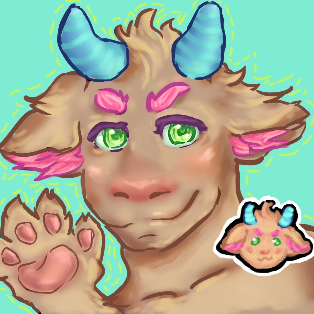 Caleb__furry's tweet photo. @Kitchiki My name is Caleb and I'm a beginner at selling commissions!! Icons like that are costing only 20$ ❤️ https://t.co/MYVLHbqOzj