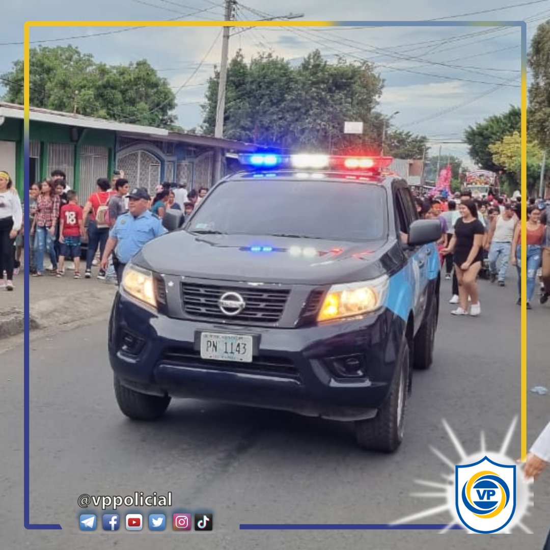 Compartimos imágenes de las actividades previas a la llegada del Patrono de los Managuas, Santo Domingo de Guzmán. Todo se está desarrollando en un ambiente de Paz y Seguridad gracias a la presencia policial. #JuntoALaComunidad