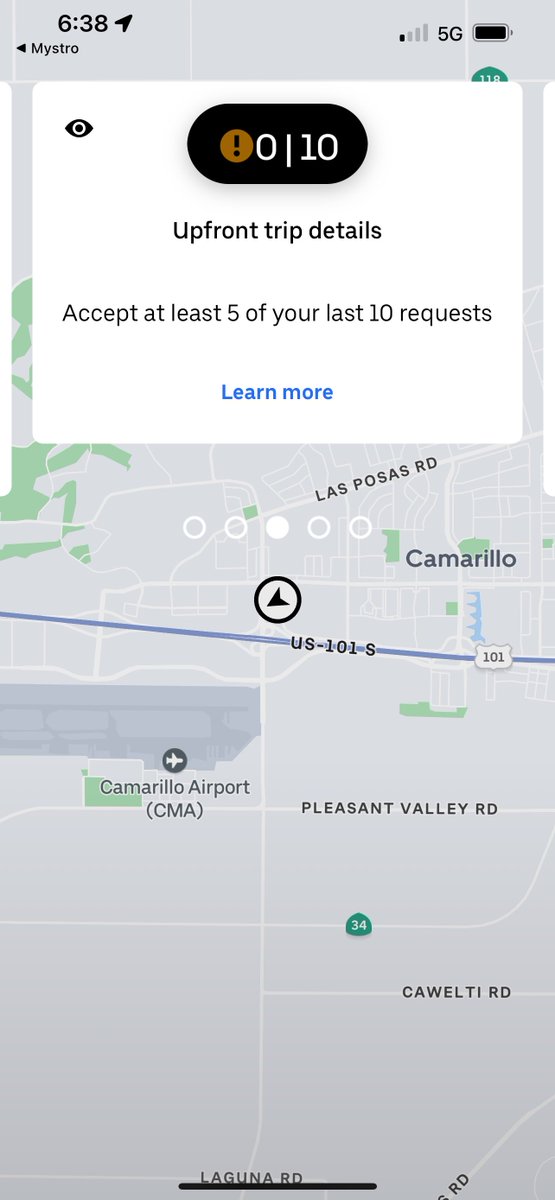 Rideshare_Files's tweet image. Hey @dkhos @Uber When are you going to roll out the upfront details for Ventura County California? The drivers have to accept 5 of the last 10 requests to see the trip details. This is the old system.

@TheRideshareGuy