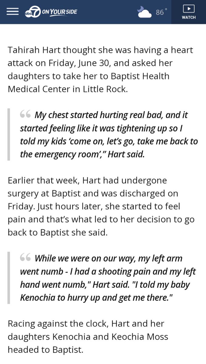 RioSlade's tweet photo. An 18-year-old is now facing a felony after taking her mother to the emergency room. Arkansas State Police used the PIT maneuver* to stop them. 

https://t.co/yDaK0NKrLP https://t.co/bTkwuKaWFP