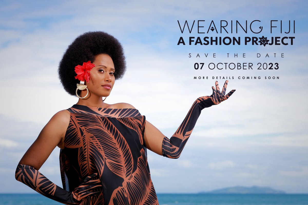 #LetsGo #SaveTheDate Our show is on October 7th and we're celebrating our #Sauloa #Fijifashion #WFJ23 #MadeInFiji #Fiji #PacificFashion