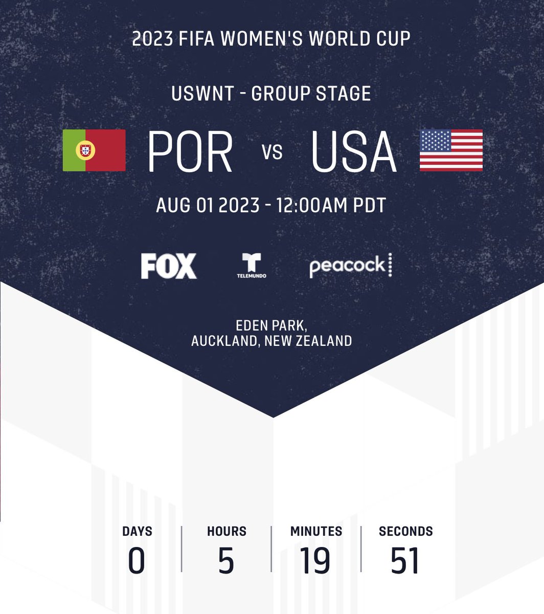 Less than 5 1/2 hours until kickoff! ⏰

 As usual we’ll be at Henry’s Lounge to support the USWNT. 2019 O street. 

Apologies in advance for everyone’s productivity tomorrow 😬 😝