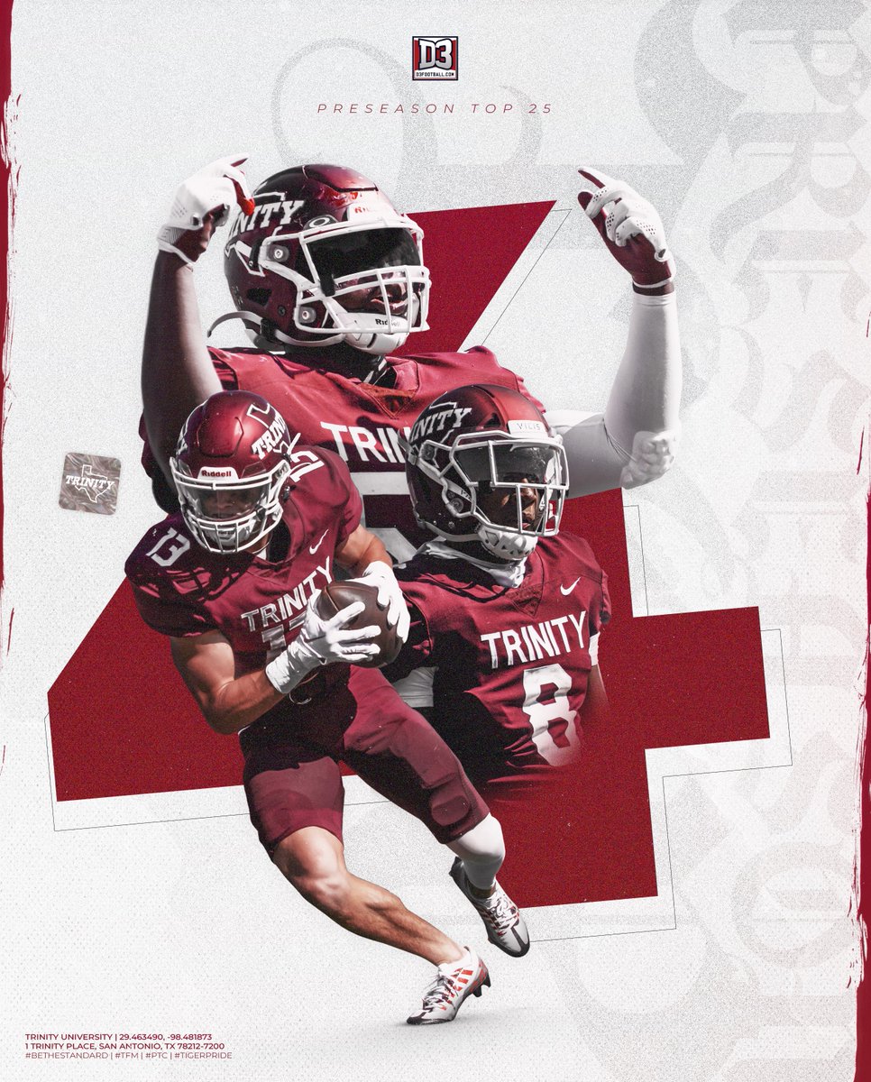 Trinity University Football tweet media