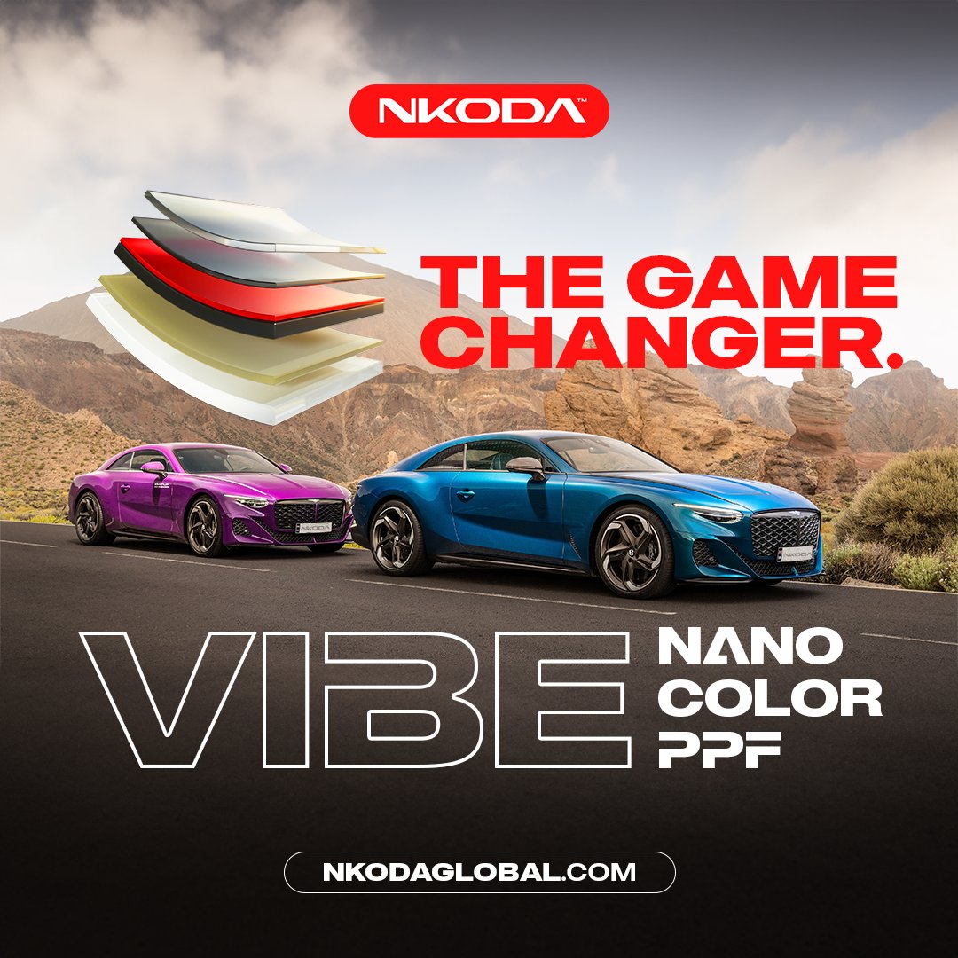 Nkoda_NAmerica's tweet image. 💥Enjoy the perfect combination of style and protection with NKODA PPF!
#NKODA #Carpaintprotection #ppf #nanotechnology #manufacturingpower  #globalgoals #windowfilm #newrelease #staytuned #follow #explore #teaser #viral #paintprotection #protection #ppffamily #clearbra #carcare