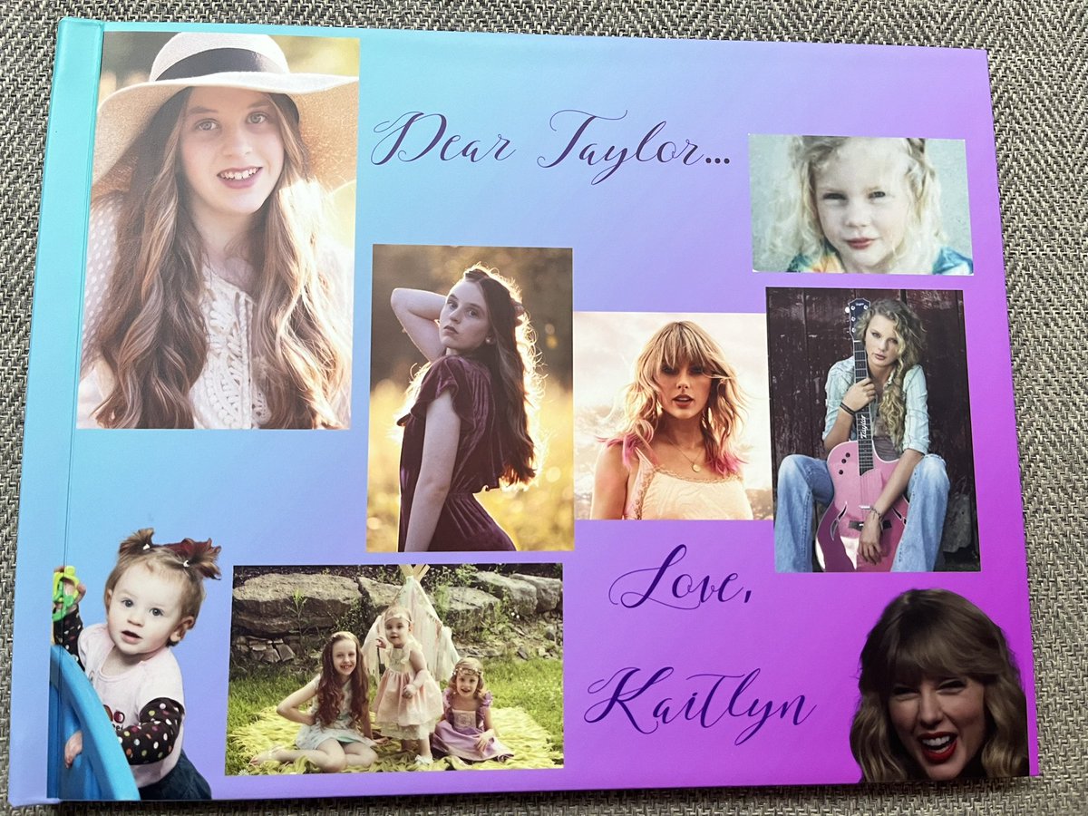 STL_Amy_W's tweet photo. Taylor - Thank you for being such an amazing role model to my MiniSwiftie!  We love you!💕
Scott Swift - Thank you for your kindness in accepting the book that was in the making for years…&amp; the guitar picks! So many happy tears!❤️@taylornation13 @taylorswift13 https://t.co/1p0RXzAtNQ
