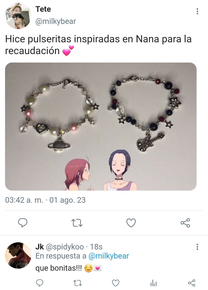 crayooniee's tweet photo. #kooktaeau ★ — bracelets 

En donde TaeHyung, el chico tímido del instituto vende pulseras para recaudar fondos para el club de teatro sin saber que JungKook, el capitán del equipo de fútbol compraría todas las pulseras para ver a su crush feliz.

#kookv #KookTae #kookvau #AU https://t.co/348MetDU6e