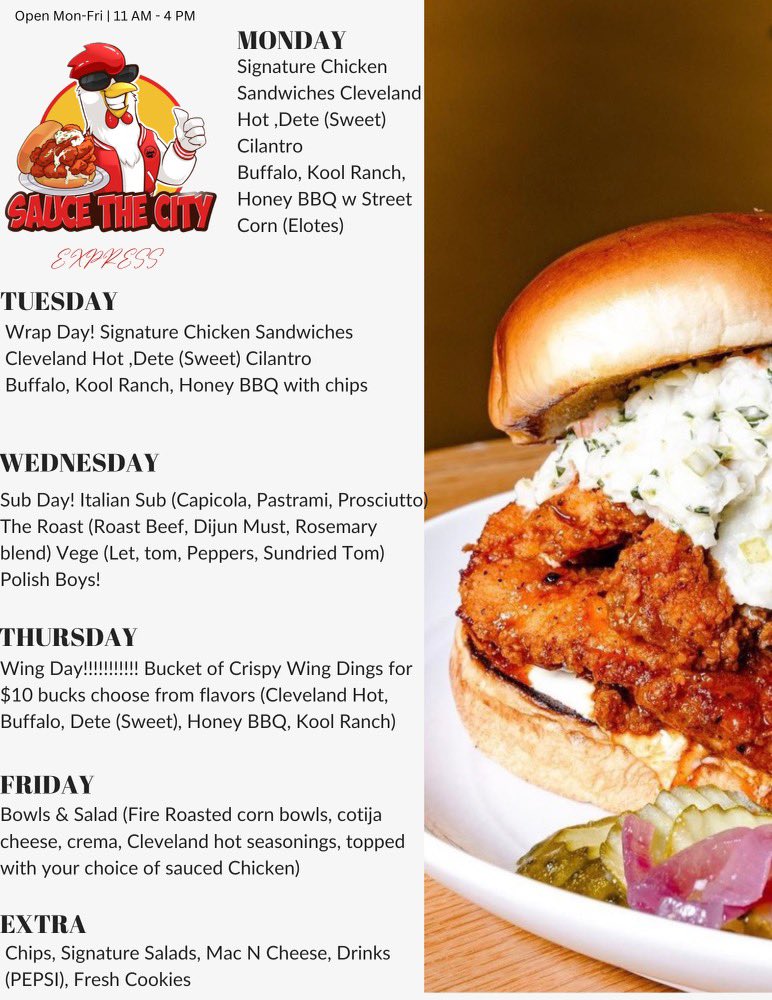 Metro health menu Heights 2nd Floor open now