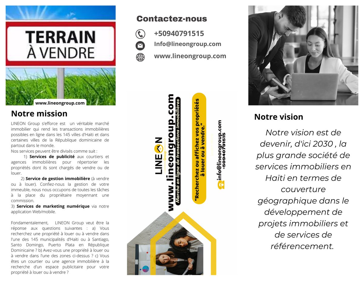 LINEONImmo's tweet photo. « Du nouveau dans le domaine de l’immobilier en Haïti. 
=»Créer votre compte ici ➡️ https:/lineongroup.com/sign-up.

Pour contact:  +50940 79 1515 / info@lineongroup.com https://t.co/rEy801OMZt