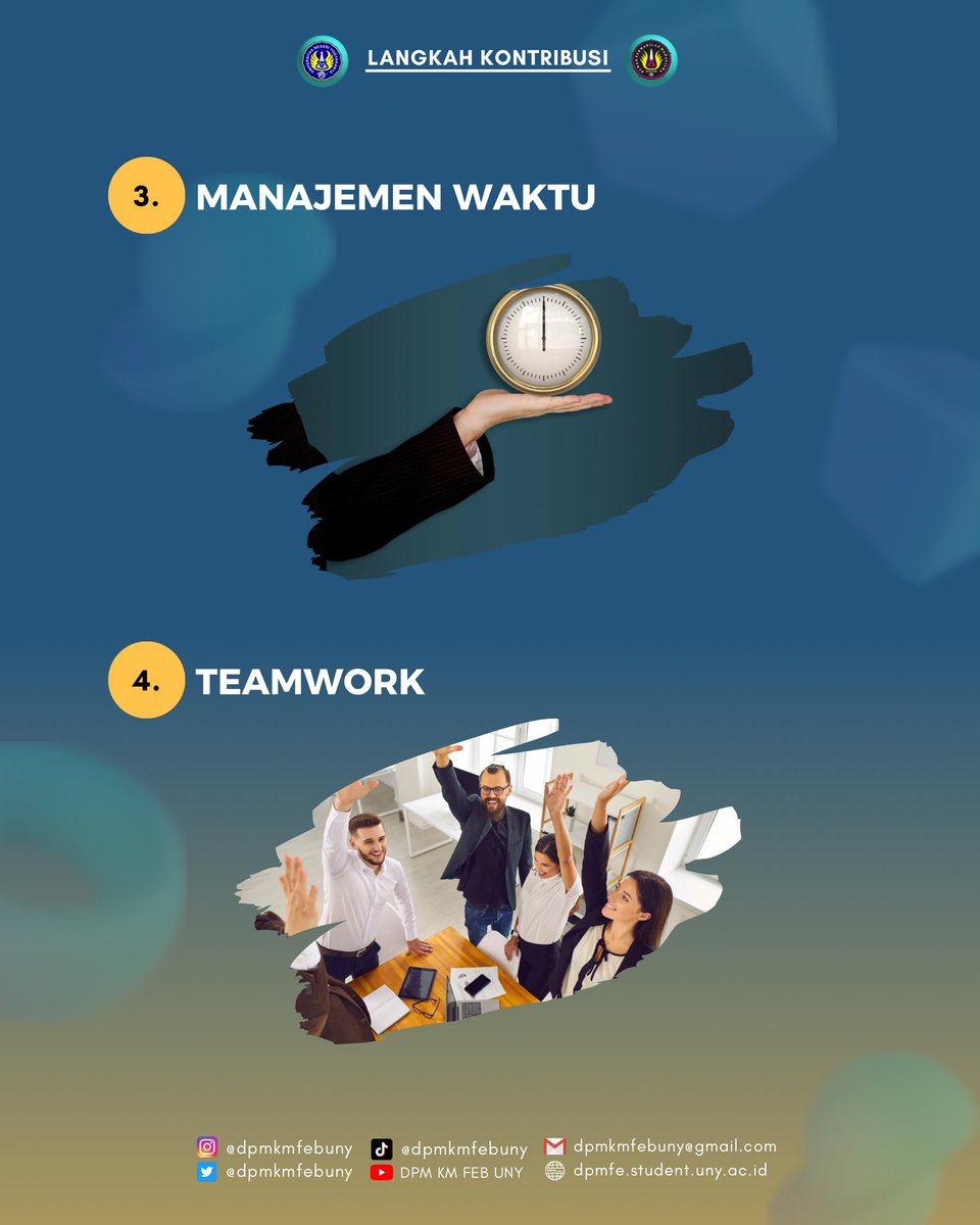 DPMKMFEBUNY's tweet photo. [SKILL PENTING MAHASISWA]

Halo Sobat FEB!!

Tau gak sih kalau sebagai mahasiswa itu kita harus menguasai beberapa skill untuk menunjang proses perkuliahan kita??
Bahkan skill ini juga sangat bermanfaat di dunia kerja loh…

So, cari tau yuk skill apa aja itu!😉 https://t.co/SHHjTpEGsB