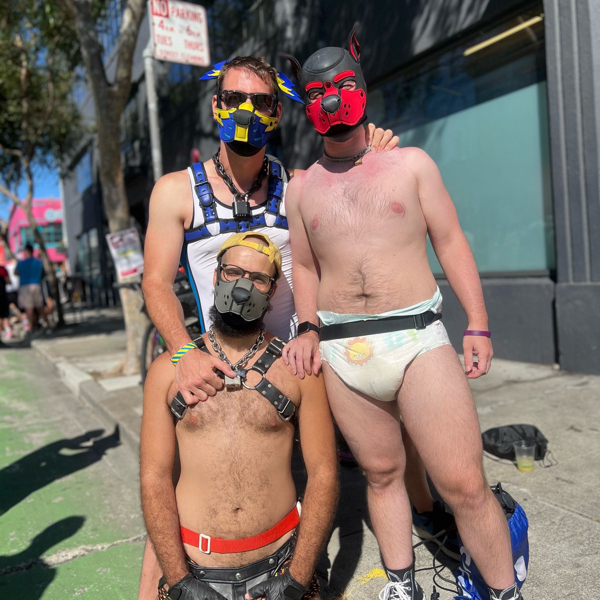 So fun to go on walkies wif my SoCal pups at Dore Alley. My first but definitely just the beginning. Big hugs to all the pups and kinksters that spent time with me this weekend. I feel so lucky to be a part of this supportive community. <a href="/NewsieBaby/">NewsieBaby</a>  <a href="/pup_radler/">Radler</a>