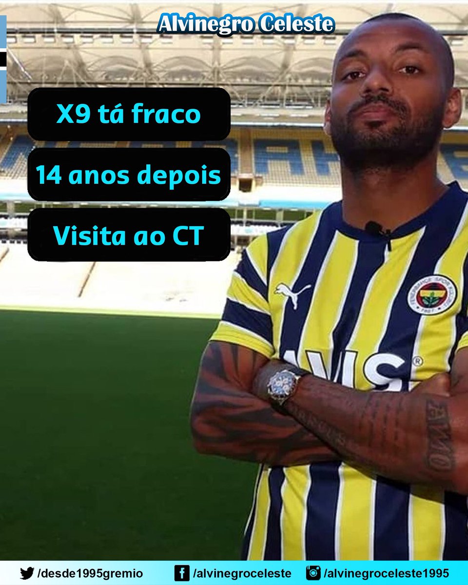 desde1995gremio's tweet photo. #DIADOGRÊMIO 🇧🇼
Na thread abaixo, as principais notícias que movimentaram o dia do Grêmio nesta segunda-feira.
Foto: Divulgação / Fenerbahçe
#top5 #alvinegroceleste #grêmio #gremio #tricolor #jornalismo #nãoaoscaçacliques #diretoereto https://t.co/CrQcgUWX7A