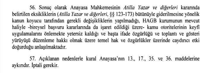 ihtisashukuk's tweet photo. 🔴AYM, hükmün açıklanmasının geri bırakılması(HAGB) düzenlemesini iptal etti.
Kararı görmek için;
https://t.co/U3WHR1CedN https://t.co/HcVjVbLs6C