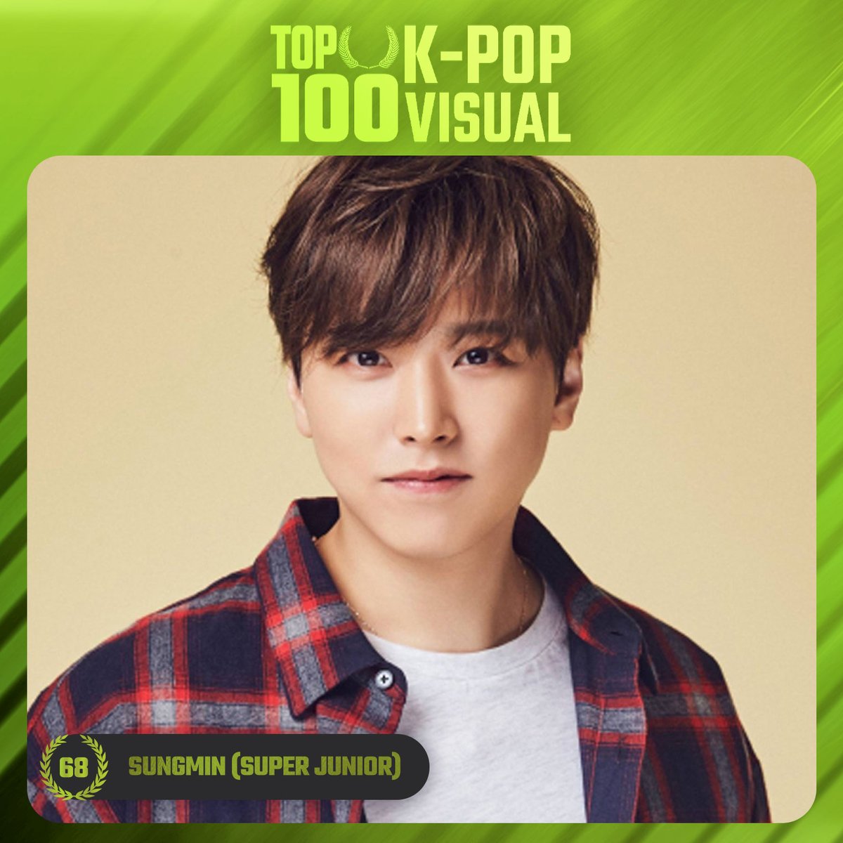TOP100KPOP's tweet photo. TOP 100 – K-POP VISUAL

#68 Sungmin (#SUPERJUNIOR)

Congratulations! 🎉 https://t.co/dFjzuPb90q
