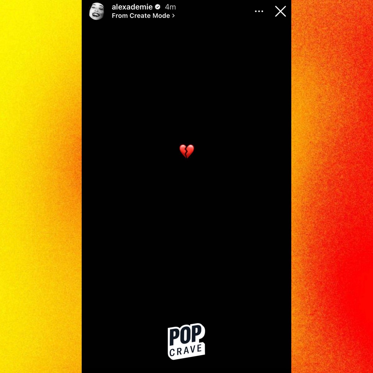 PopCrave's tweet photo. Alexa Demie reacts to Angus Cloud’s passing in new Instagram Story: 

💔 https://t.co/kqSCCJGpp8