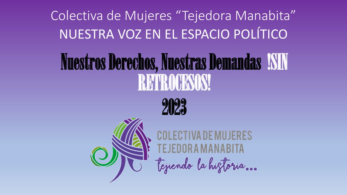 TManabitas's tweet photo. La @TManabitas a los candidatos Presidenciales. Ya basta de mentirle a las Mujeres y "posponer" sus demandas. Es  urgente asuman compromiso d asignar recursos  económicos para la prevención y erradicación de la VBG.  @yakuperezg  @ottosonnenh https://t.co/st4SprtIZ4 https://t.co/ugX9Eezjgj