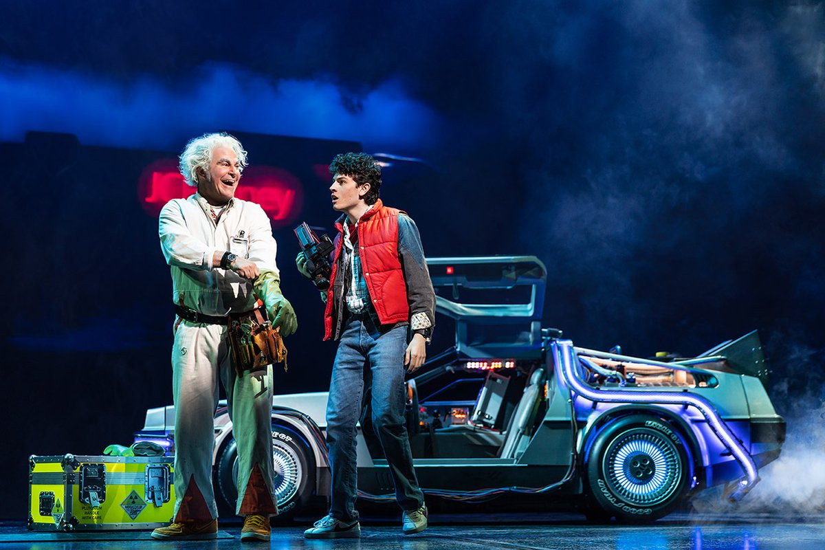 BacktotheFuture's tweet photo. Great Scott! Back to the Future: The Musical is now on Broadway! https://t.co/PbHCgKH64v https://t.co/LZweOw9nn1