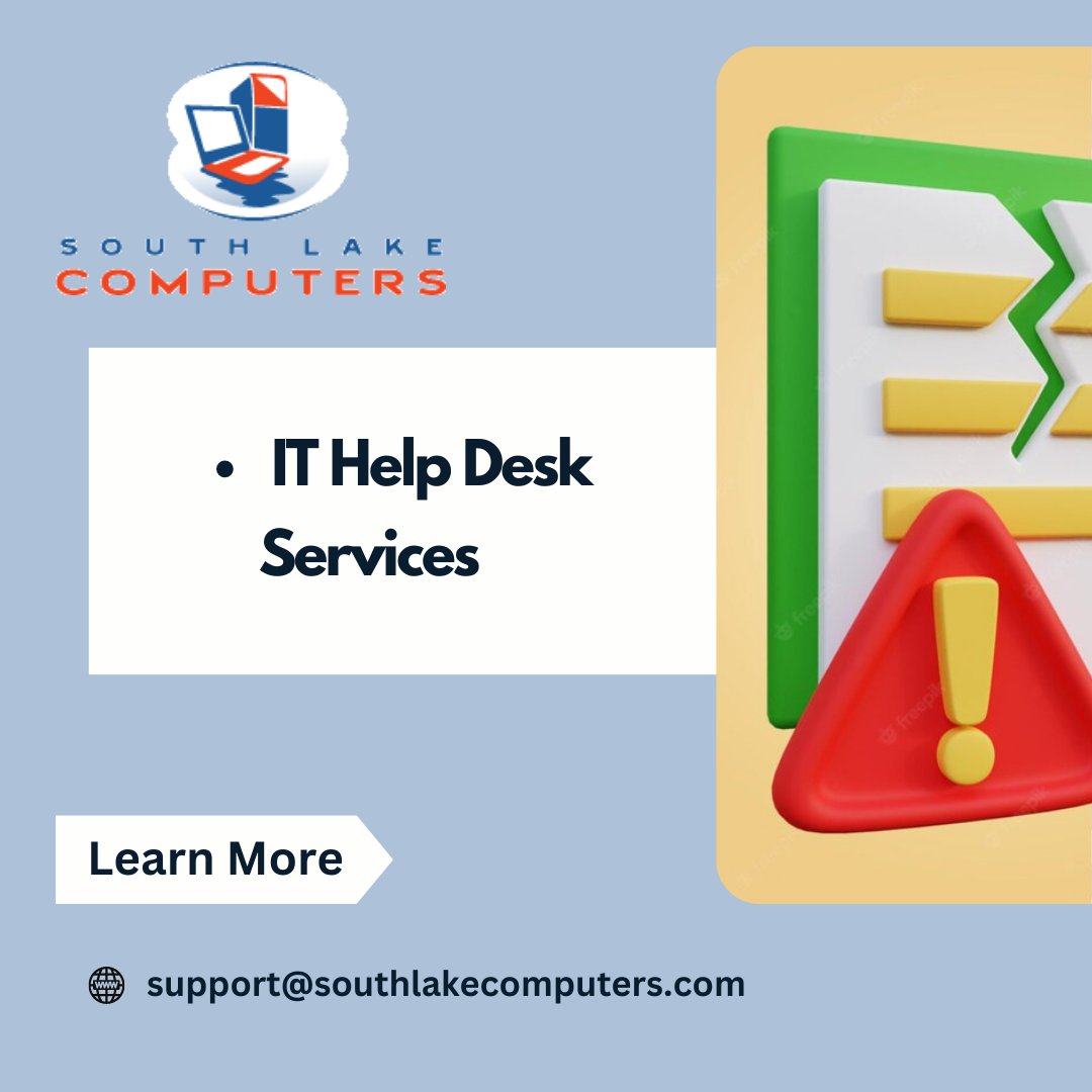 Having IT problems? We're here to help! Southlake Computers offers 24/7 IT help desk services to businesses of all sizes. Our experienced technicians can help you with everything from simple password resets to complex network issues.