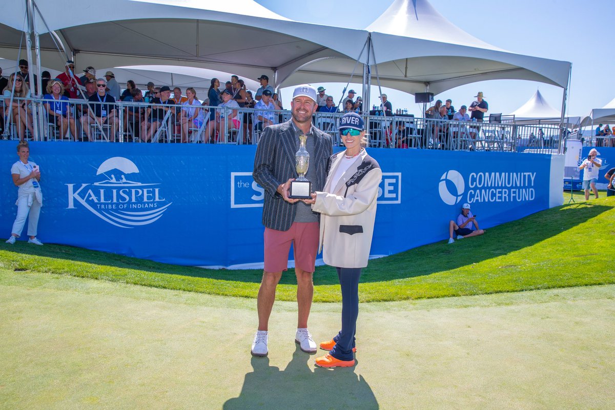 ComCancerFund's tweet photo. Congratulations to @janetgretzky and @markmulder20 for winning the Showcase celebrity golf exhibition on Sunday at @cdaresortgolf. #theshowcase #communitycancerfund #IAMCCF https://t.co/2ZIEo0bfpu