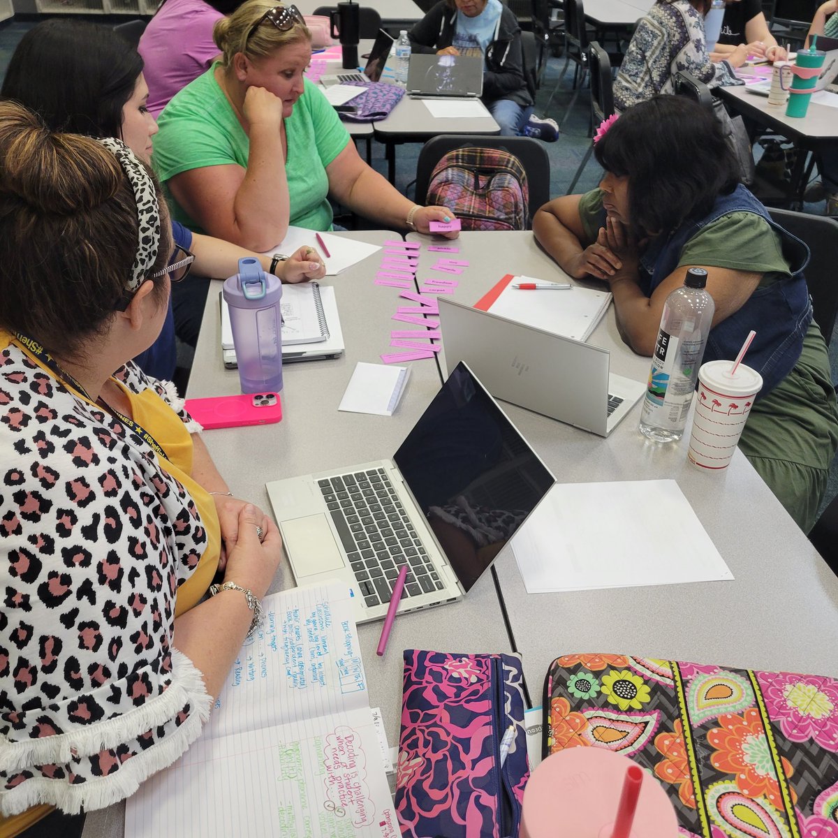 litcoachburrell's tweet photo. We've unlocked the code to decoding! It was amazing to see the collaboration from Kinder to High School teachers! #optimizingoutcomes #cfbproud https://t.co/QVgitOFXpl